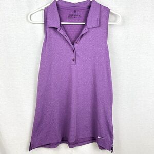 Nike Golf Dri-Fit pullover sleeveless collared polo top